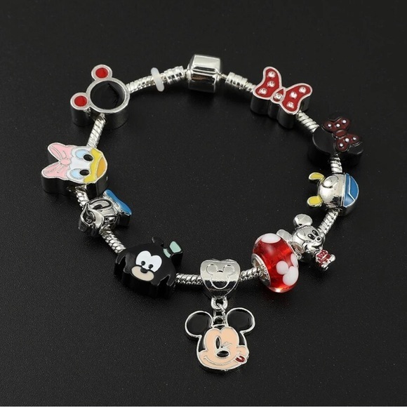 Mickey Mouse And Friends Charm Bracelet